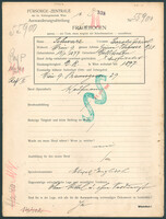Applicant: Schwarz, Leopold Israel; born 13.1.1877 in Döllitschen; married.
