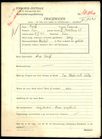 Applicant: Korff, Susanne; born 17.9.1919 in Vienna (Austria); single.