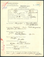 Applicant: Löw, Gustav; born 4.2.1901 in Vienna (Austria); single.