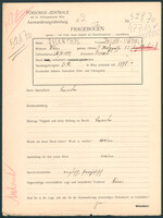 Applicant: Rosenthal, Philipp; born 26.11.1889 in Strážov (Czech Republic); married.
