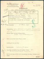 Applicant: Rosner, Alfred; born 14.3.1907 in Vienna (Austria); single.