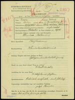 Applicant: Rosner, Richard; born 24.8.1885 in Heřmanův Městec (Czech Republic); married.