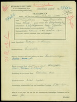 Applicant: Weinberger, Alexander; born 2.8.1907 in Osijek (Croatia) ; single.