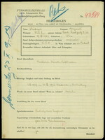 Applicant: Weinberger, Margarete; born 29.3.1909 in Vienna (Austria); married.