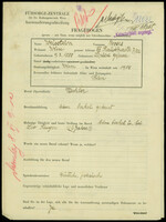 Applicant: Weisstein, Moses; born 9.3.1888 in Lipica, Górna; married.