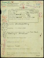 Applicant: Weisz, Alexander; born 26.10.1920 in Vienna (Austria); single.