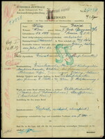 Applicant: Weisz, David; born 1.8.1889 in Senica; married.
