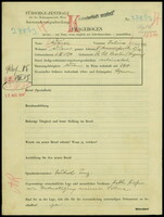 Applicant: Weisz, Julius; born 1.3.1870 in Búcsúszentlászló (Hungary); married.