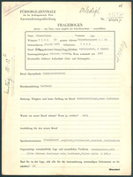 Applicant: Wieselthier, Leo; born 18.5.1883 in Vienna (Austria); married.