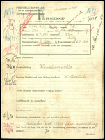 Applicant: Sternberg, Otto; born 6.7.1914 in Vienna (Austria); single.