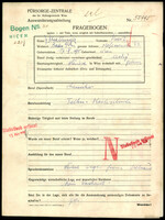 Applicant: Schallinger, Kurz; born 17.10.1915 in Vienna (Austria); single.