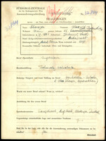 Applicant: Schanzer, Matt; born 6.11.1881 in Dortmund; married.