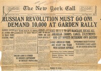 Press clippings from American papers on Soviet Russia.