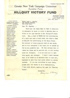 Correspondence with Morris Hilquit and others on the Socialist Party's election campaign and press clippings.