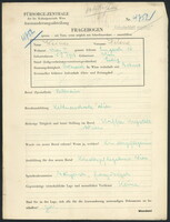 Applicant: Weiner, Helene; born 15.5.1913 in Vienna (Austria); single.