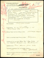 Applicant: Schechter, Menachem Nuchim; born 15.8.1894 in Trembawla; married.