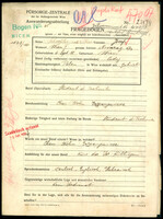 Applicant: Schechter Recte Koch, Josef; born 6.9.1918 in Vienna (Austria); single.