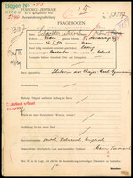 Applicant: Schächter Recte Koch, Gertrud; born 26.1.1924 in Vienna (Austria); single.