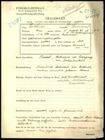 Applicant: Tuchner, Samuel; born 25.5.1894 in Chernivt︠s︡i (Ukraine); married.