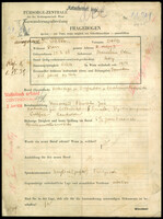 Applicant: Uiberall, David; born 21.2.1908 in Stanislau; single.