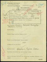 Applicant: Weinstein, Herta; born 12.1.1920 in Vienna (Austria); single.