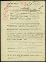 Applicant: Weinstein, Margarethe; born 31.8.1907 in Vienna (Austria); married.