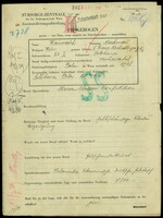 Applicant: Weinraüch, Nachmann; born 20.10.[no year] in Sobotwina; married.