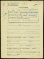Applicant: Weisz, Salamon; born 6.10.1889 in Dunajská Streda (Slovakia); married.