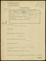 Applicant: Weithorn, Mark; born 1.5.1891 in Nové Mesto nad Váhom (Slovakia); married.