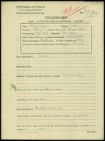 Applicant: Weledinger, Osias; born 19.4.1878 in Ternopilʹ (Ukraine); married.