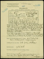 Applicant: Werber, Mauritius; born 25.12.1888 in Biala; married.