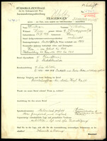 Applicant: Wulkan, Wilhelm; born 28.4.1896 in Vienna (Austria); married.