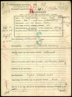 Applicant: Wotitzky, Rudolf; born 6.7.1888 in Döschen; married.