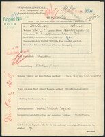 Applicant: Verständig, Therese; born 12.8.1911 in Przemysl; single.