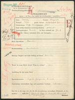 Applicant: Wessely, Margarete; born 22.12.1902 in Vienna (Austria); separated.