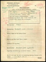 Applicant: Sachs, Gertrud; born 9.1.1918 in Vienna (Austria); single.