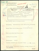 Applicant: Wajsmel, Berko; born 17.8.1896 in Lubartów (Poland); married.