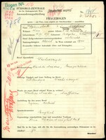 Applicant: Weinstock, Sucher; born 14.6.1898 in Boryslav (Ukraine); married.