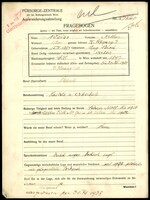 Applicant: Weiss, Arthur; born 15.5.1884 in Uherský Brod (Czech Republic); married.