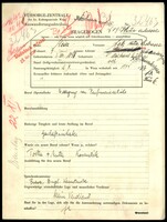 Applicant: Weiss, Bela; born 3.8.1891 in Nove Zamky (Slovakia); married.