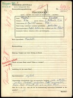 Applicant: Wachtel, Elisabeth; born 20.4.1900 in Vienna (Austria); divorced.