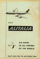 Fly alitalia - via Rome – הספרייה הלאומית