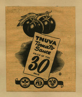 Tomato sauce price of tin 30 mils.