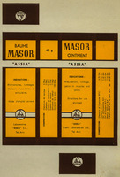 MASOR OINTMENT - RHEUMATISM, LUMBAGO, PAINS IN MUSCLES AND JOINTS.