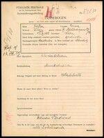 Applicant: Safier, Erna; born 15.10.1899 in Vienna (Austria); divorced.