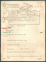 Applicant: Tabak, Dawid; born 1872 in Woloczyska (Ukraine); widowed.