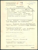 Applicant: Tandler, Hermann; born 6.4. in Vienna (Austria); divorced.