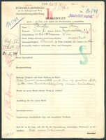 Applicant: Tandler, Jenny; born 20.2.1885 in Vienna (Austria); married.