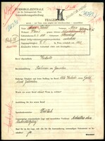 Applicant: Taub, Max; born 8.7.1898 in Sternberg; married.