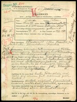 Applicant: Taxer, Jahanne; born 11.1.1899 in Z︠H︡ytomyr (Ukraine); separated.